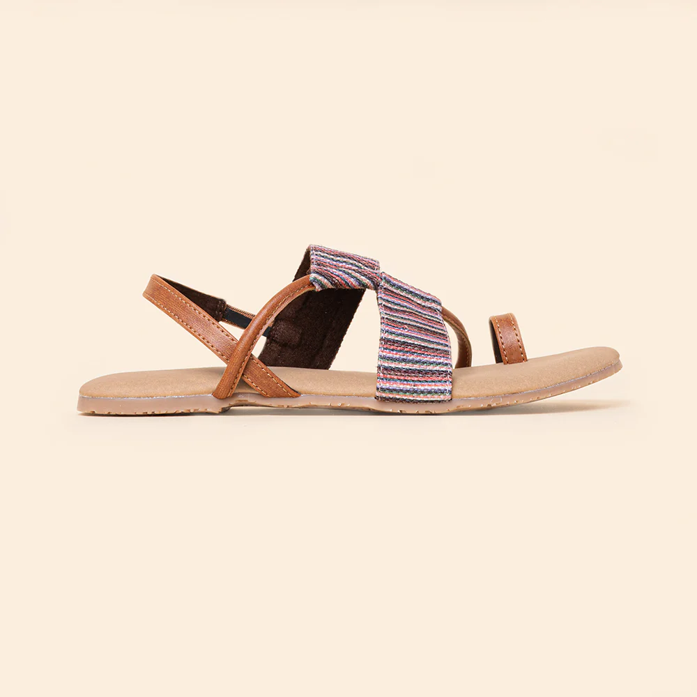 Rohtang Stripes Z Toe Chappals - Image 8