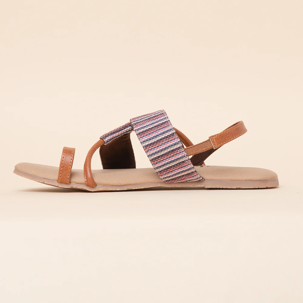 Rohtang Stripes Z Toe Chappals - Image 9