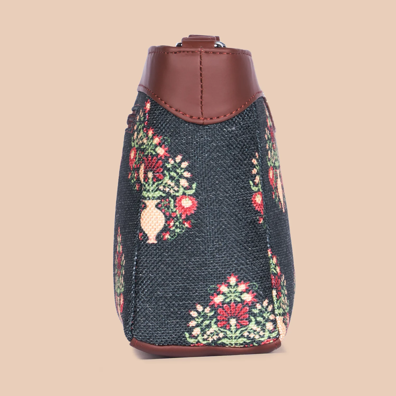 Royal Green Mogra Print Harmony Sling Bag - Image 8