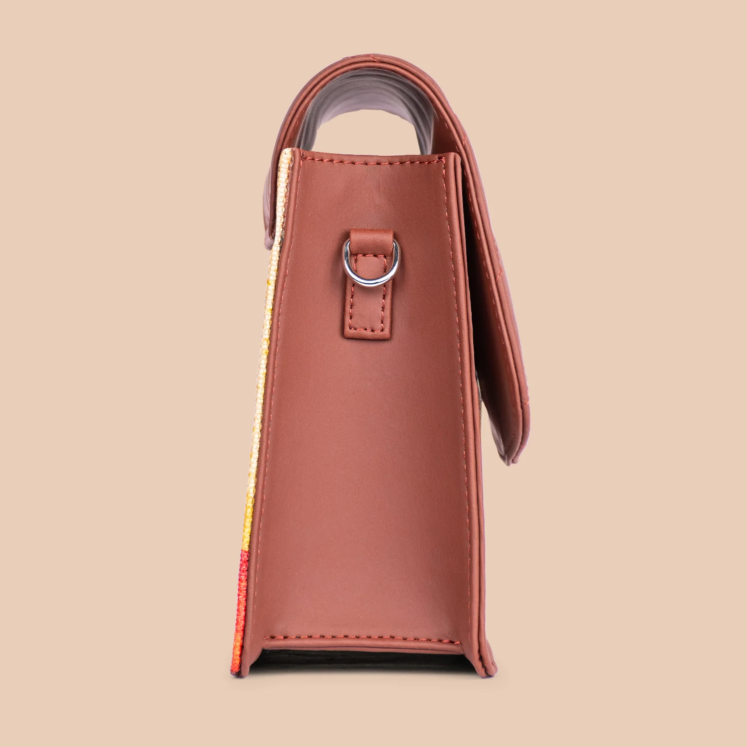 Royal Indian Peacock Motif Beyond Basic Sling Bag - Image 9