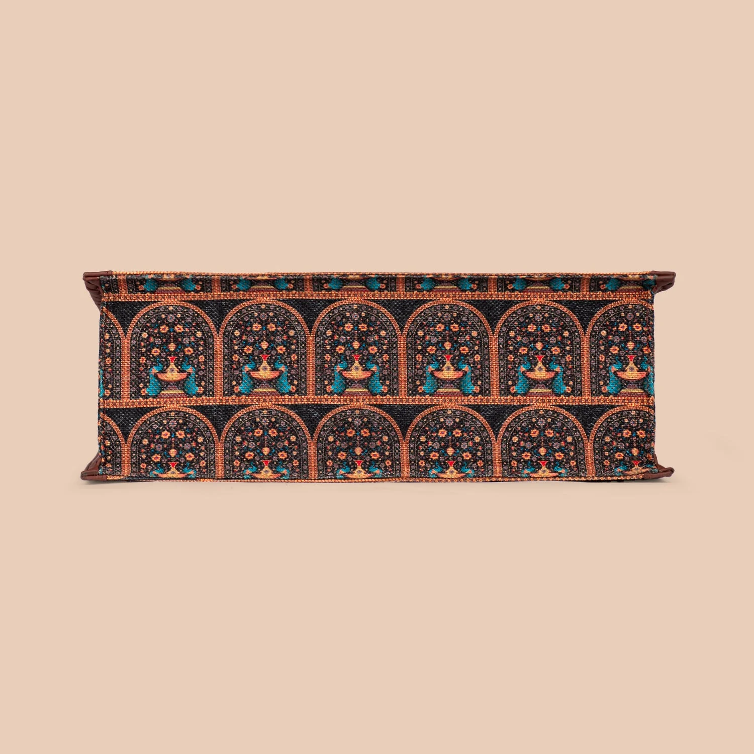 Royal Indian Peacock Motif Boardroom Office Bag - Image 9