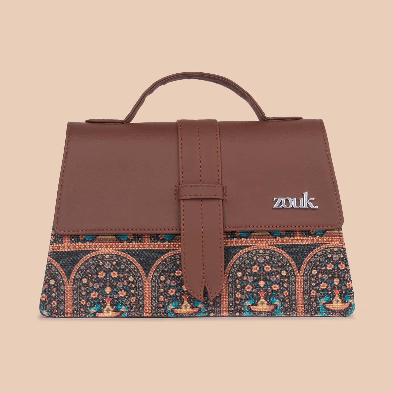 Kriti Sanon - Royal Indian Peacock Motif Iconic Evening Satchel - Image 3