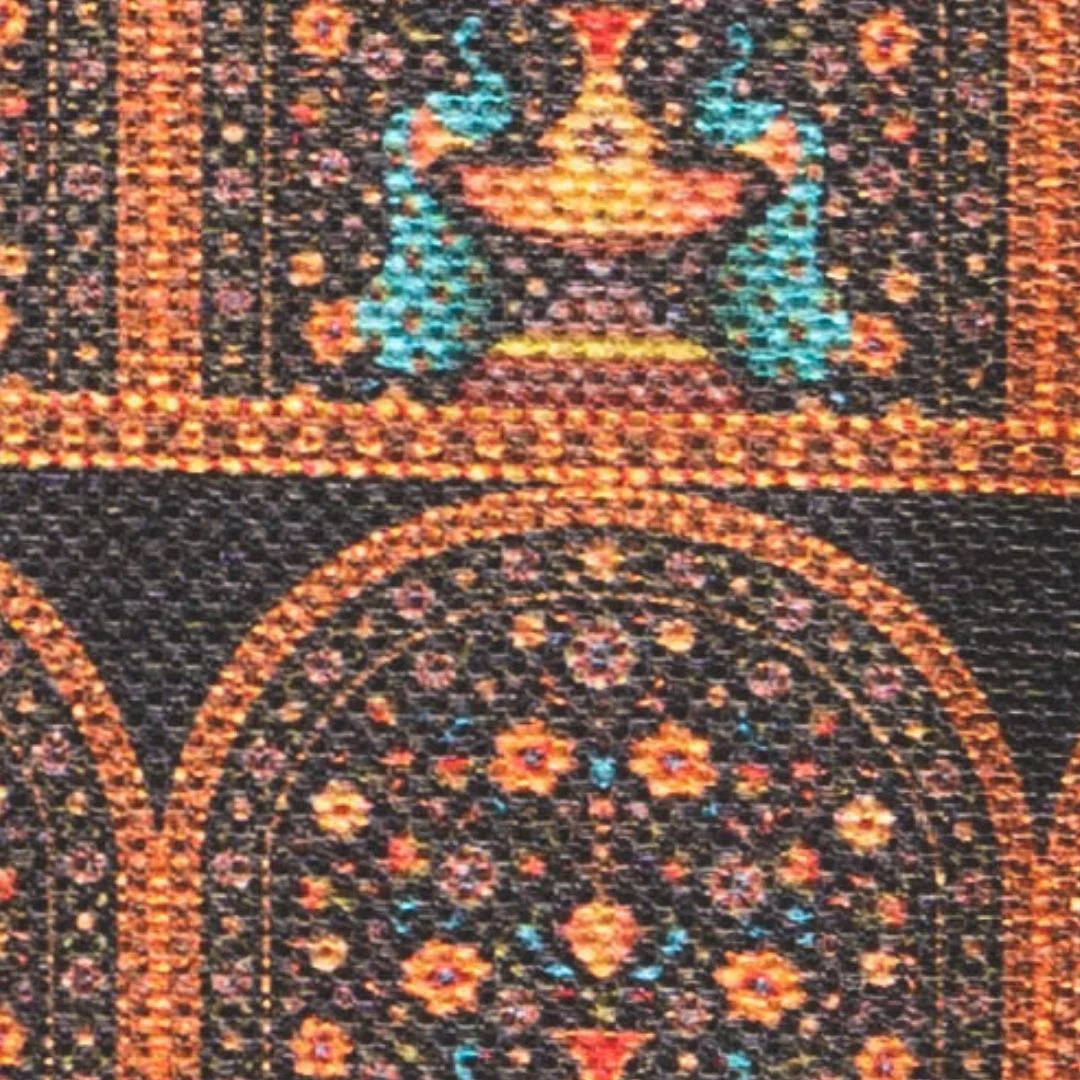 Royal Indian Peacock Motif- Office Bag & Chain Wallet Combo - Image 10
