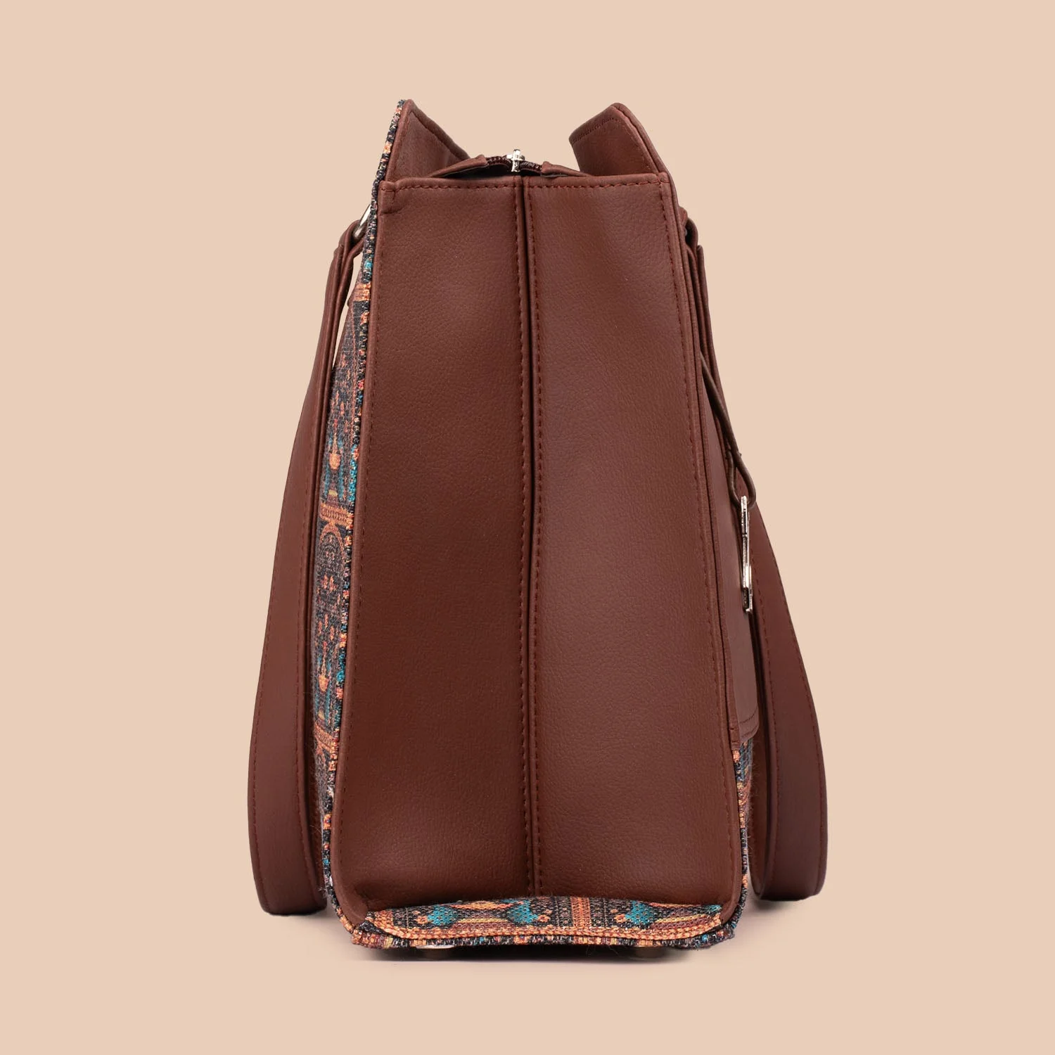 Royal Indian Peacock Motif Office Essential Bag - Image 8