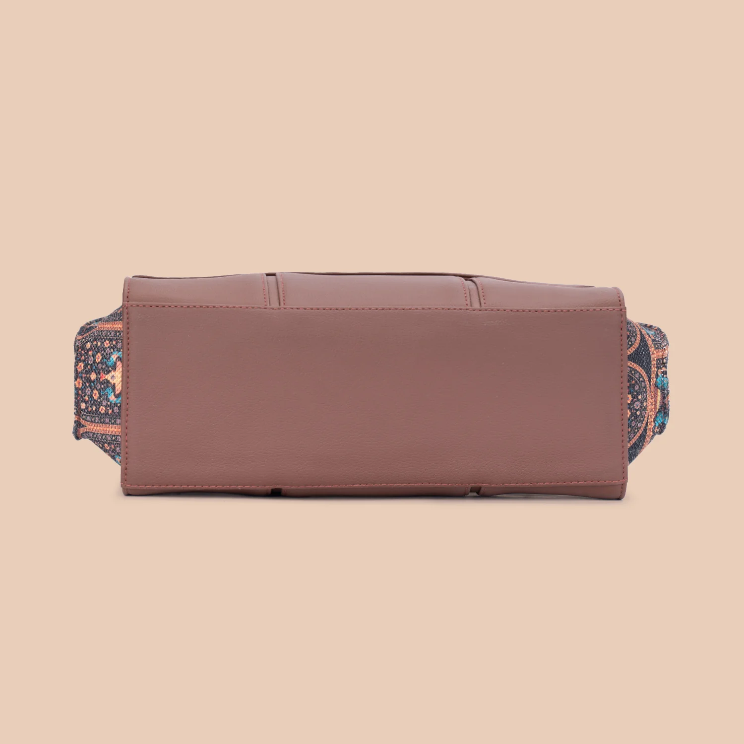 Rhea Kapoor Satchel Bag - Royal Indian Peacock Motif - Image 9