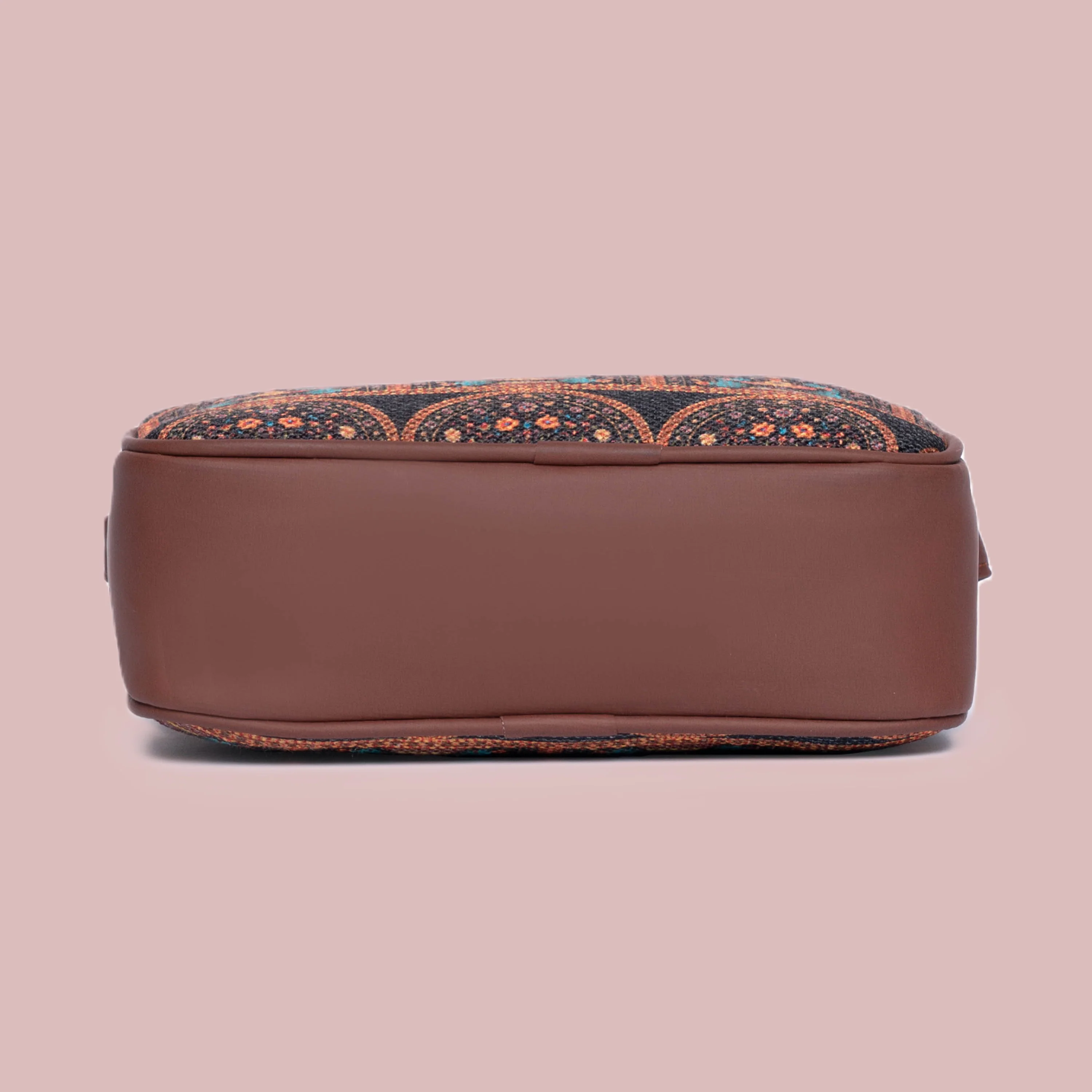 Royal Indian Peacock Motif Sling Bag - Image 7