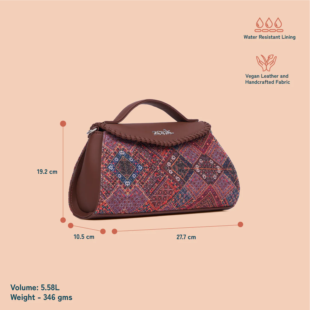 Saisha Sling Bag - Bhuj Rabari - Image 5