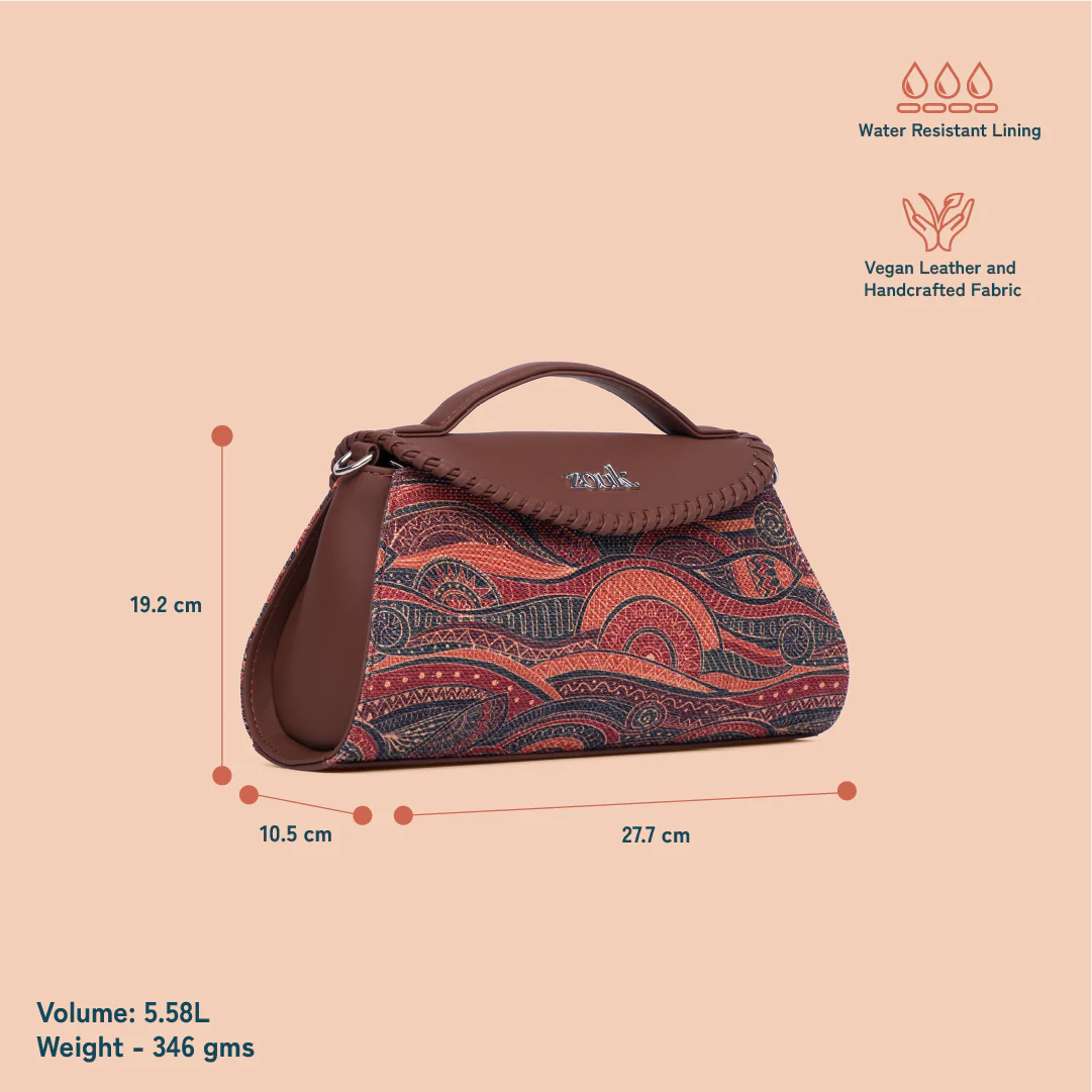 Saisha Sling Bag - Pithora Artistry - Image 4