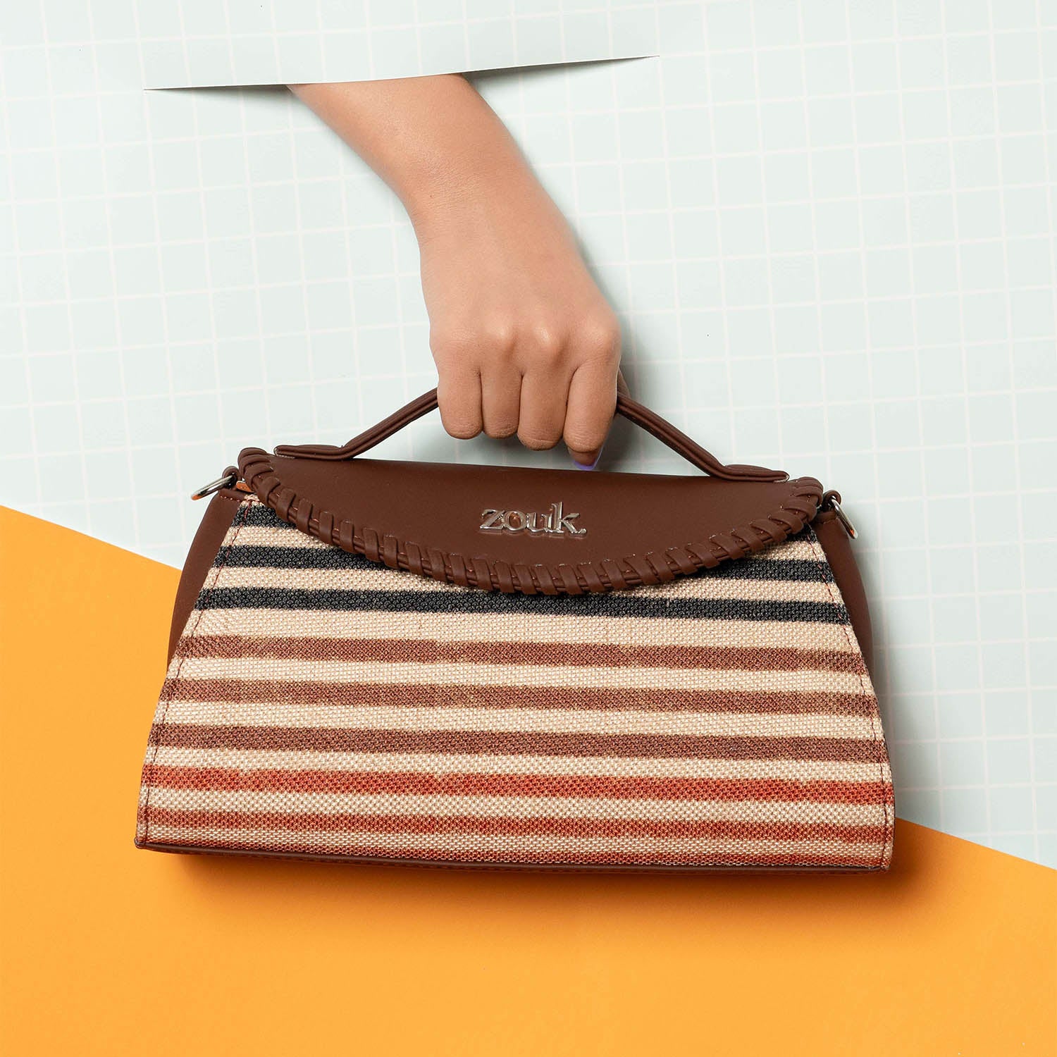 Saisha Sling Bag - Qutub Stripes - Image 2