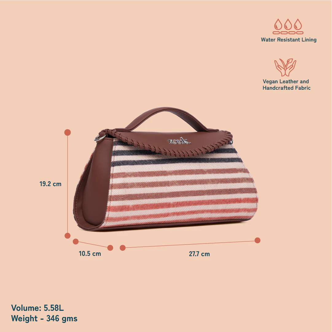 Saisha Sling Bag - Qutub Stripes - Image 5