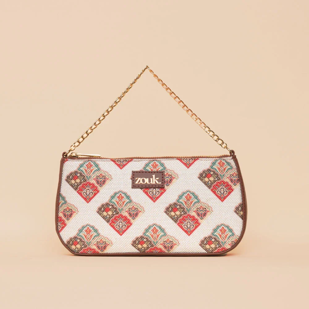Seashell Motif White Baguette - Image 4