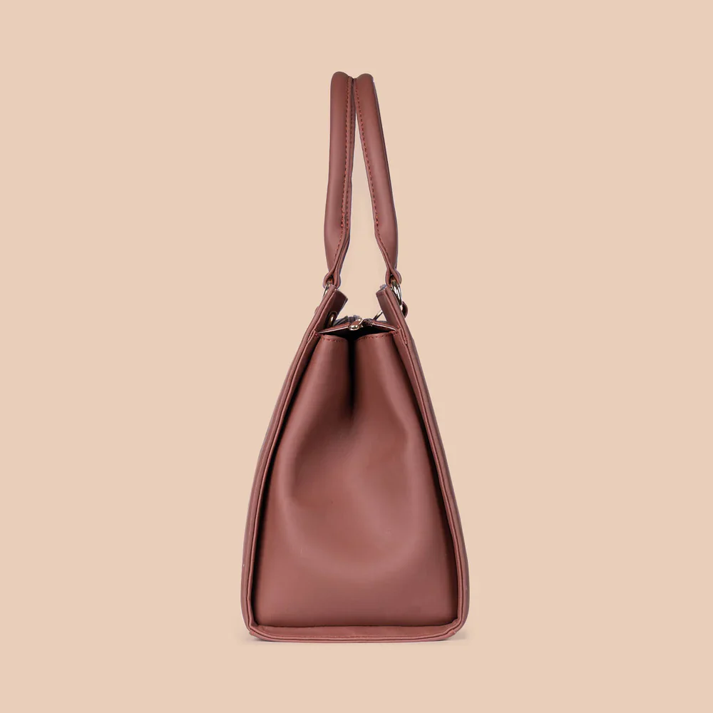 Seashell Motif White Classic Handbag - Image 7