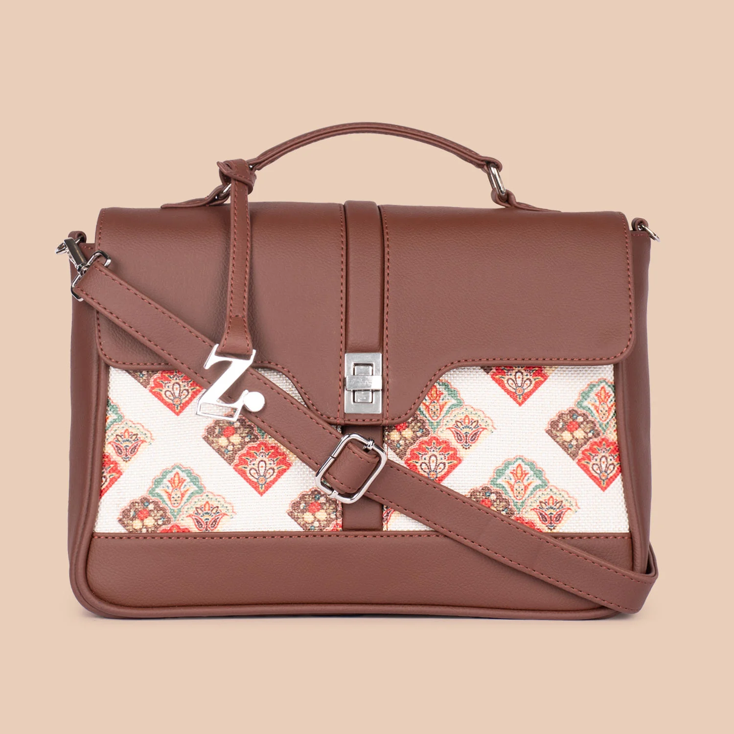 Kriti Sanon - Seashell Motif White Nessa Satchel - Image 2
