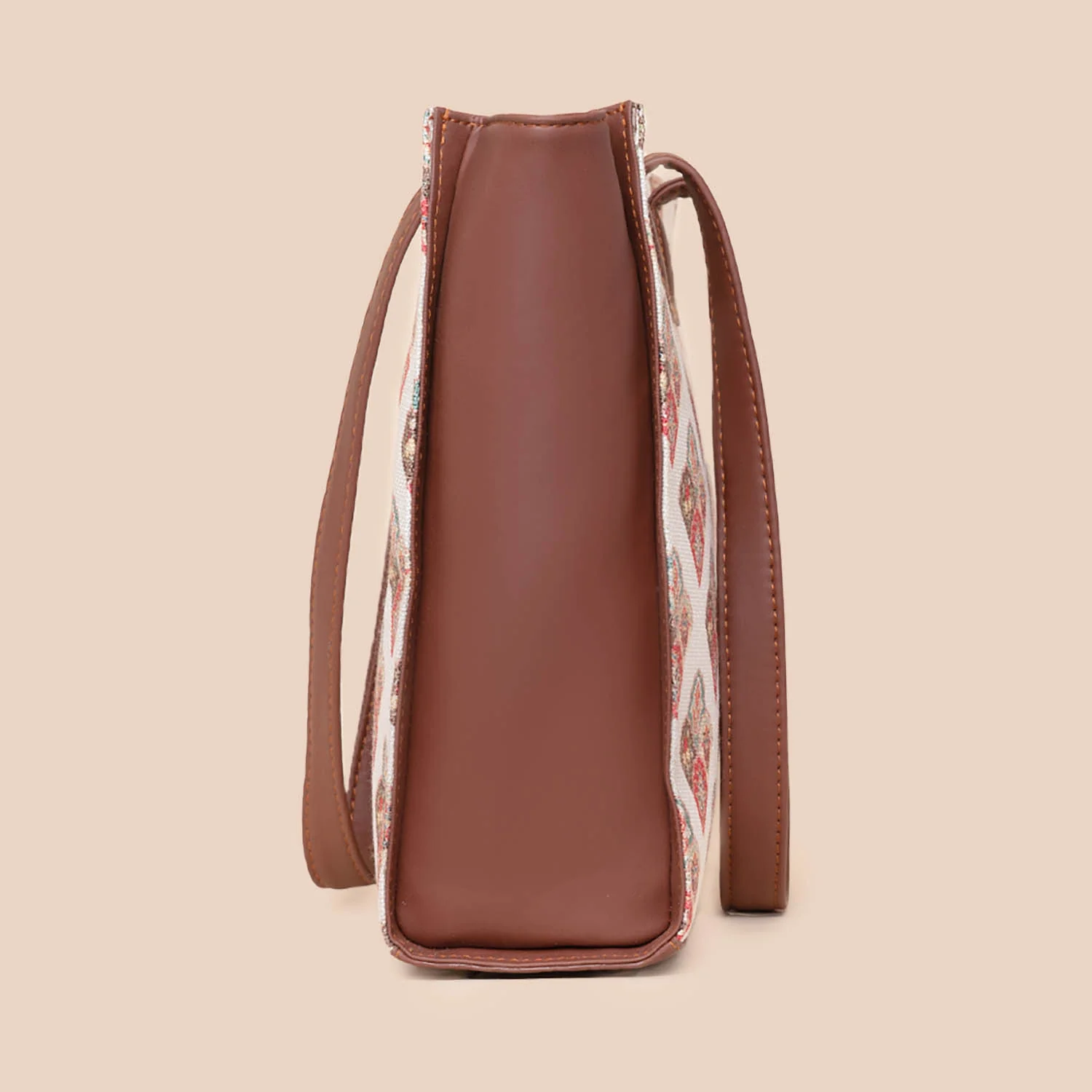 Seashell Motif White Office Tote Bag - Image 7