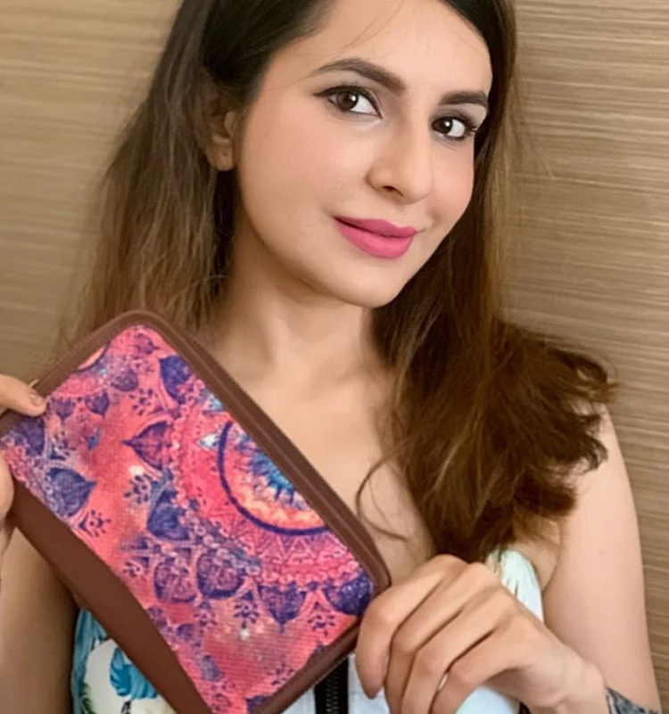 Sheesh Mahal and Space Chakra - Office Bag & Chain Wallet Combo - Image 6