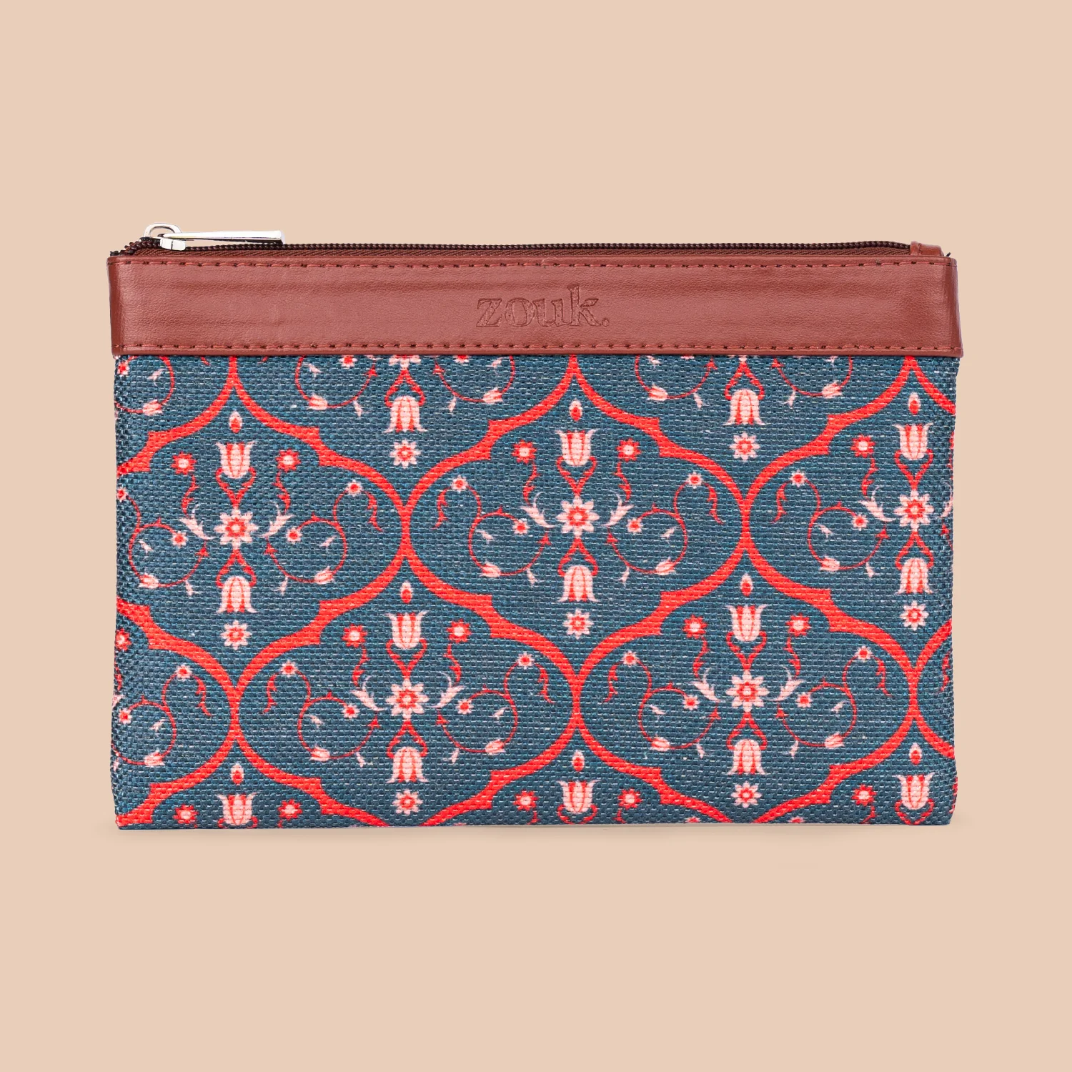 Sheesh Mahal Jaali Motif Cosmetic Pouch - Image 2