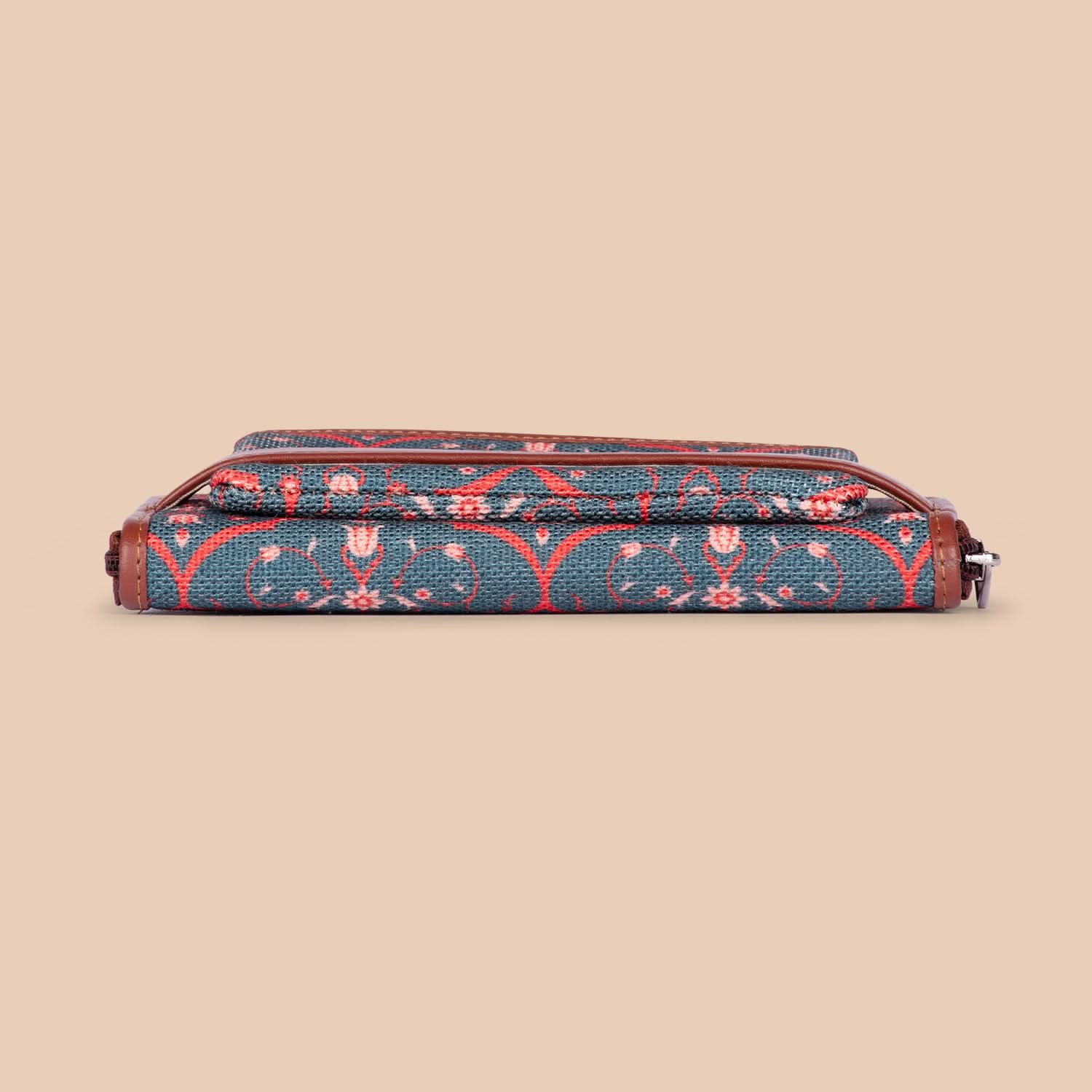 Sheesh Mahal Jaali Motif Classic Zipper Wallet - Image 6