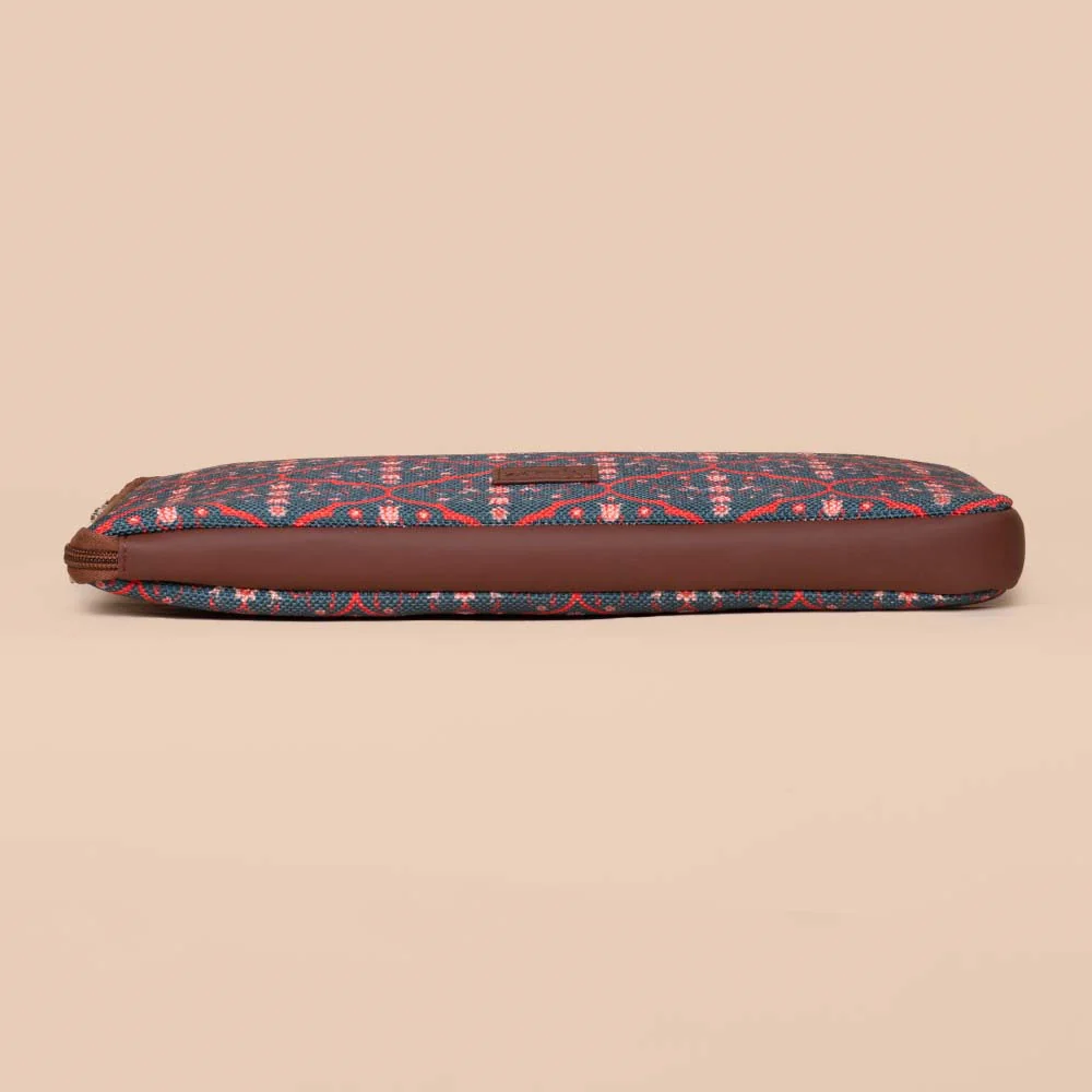 Sheesh Mahal Jaali Motif L-Zippered Laptop Sleeve - Image 8