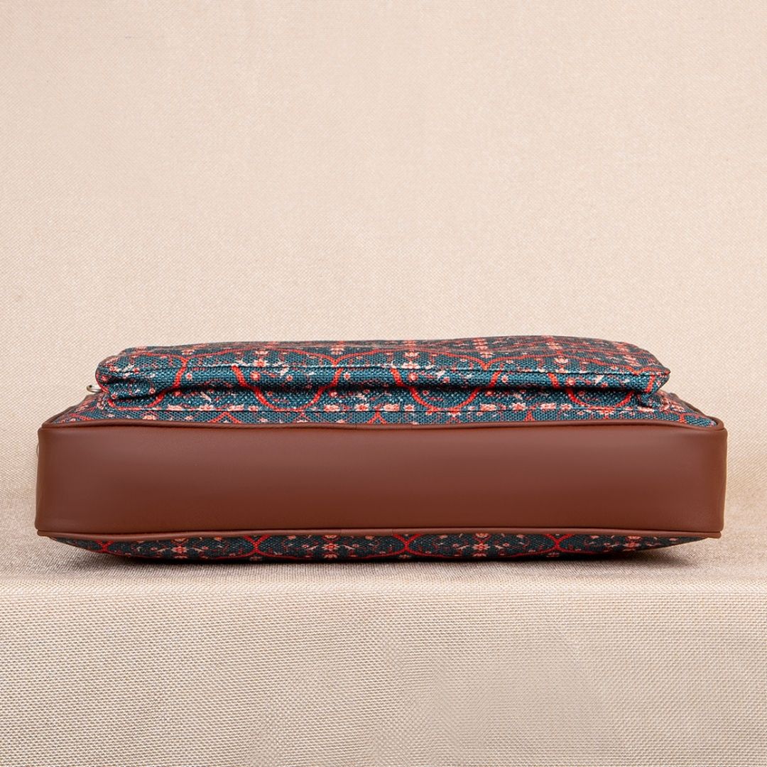 Sheesh Mahal Jaali Motif Laptop Bag - Image 7
