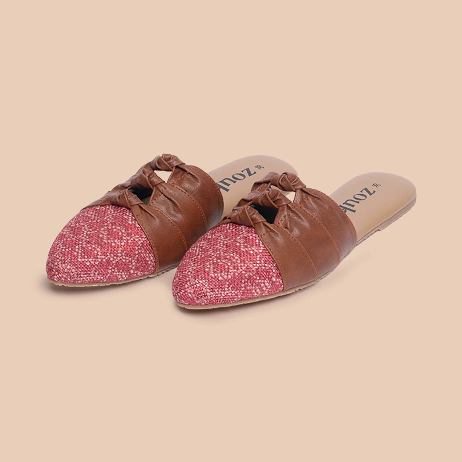 Shimla Freesia Knotted Mules - Image 5