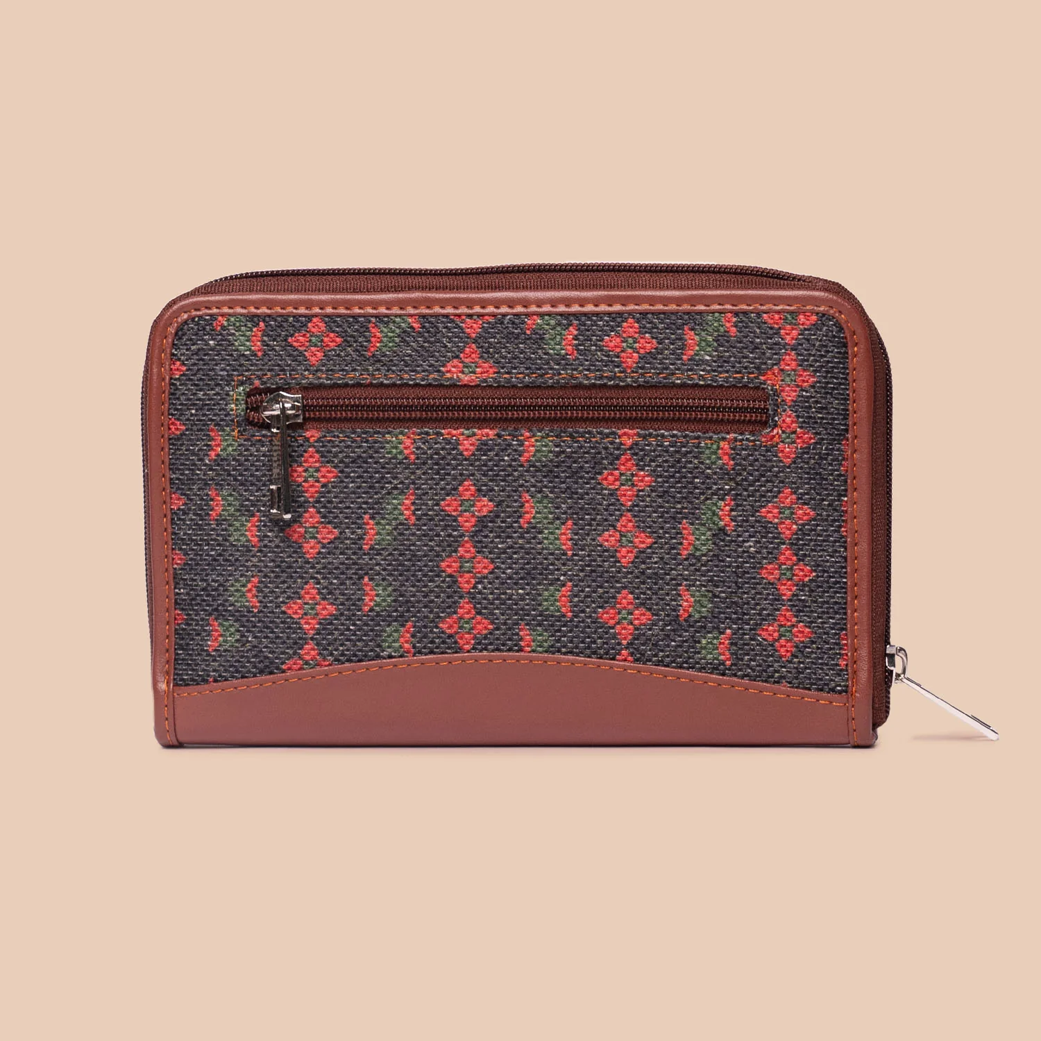Shobha Niwas Lotus Motif Chain Wallet - Image 3