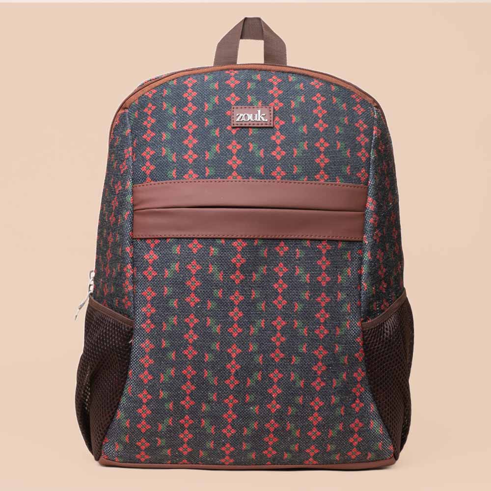 Shobha Niwas Lotus Motif Classic Backpack - Image 3