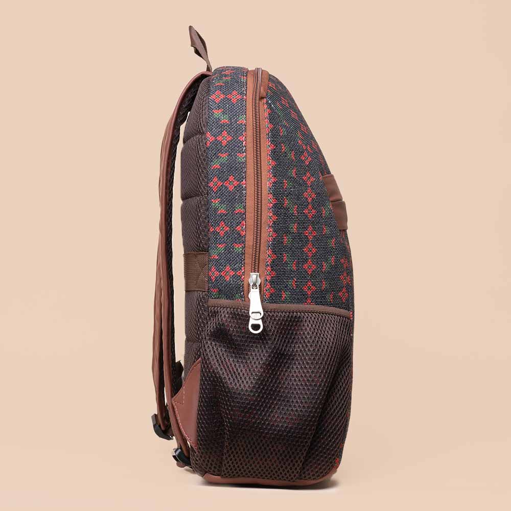 Shobha Niwas Lotus Motif Classic Backpack - Image 7