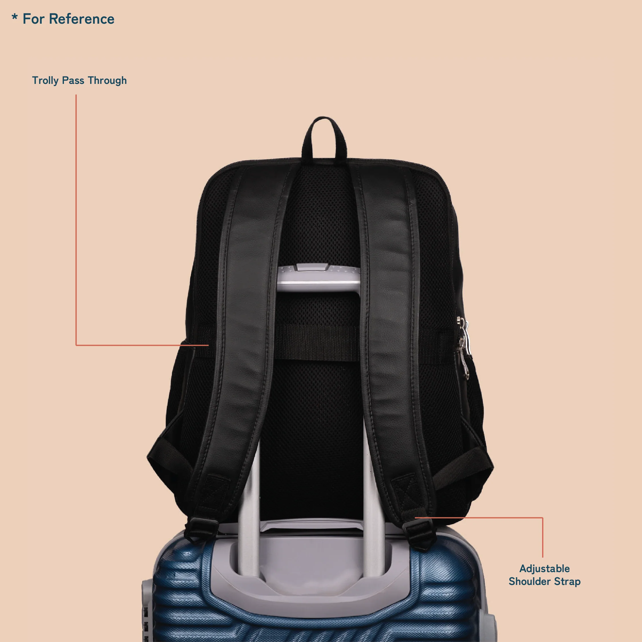 Shobha Niwas Lotus Motif Office Backpack - Image 6