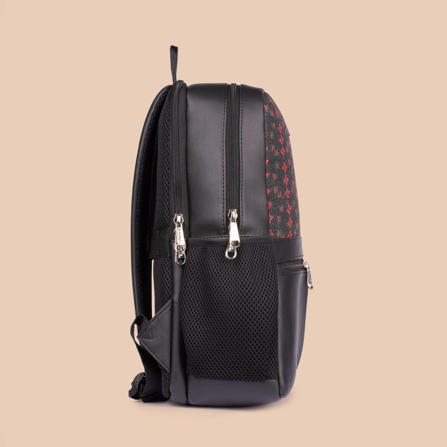Shobha Niwas Lotus Motif Office Backpack - Image 7