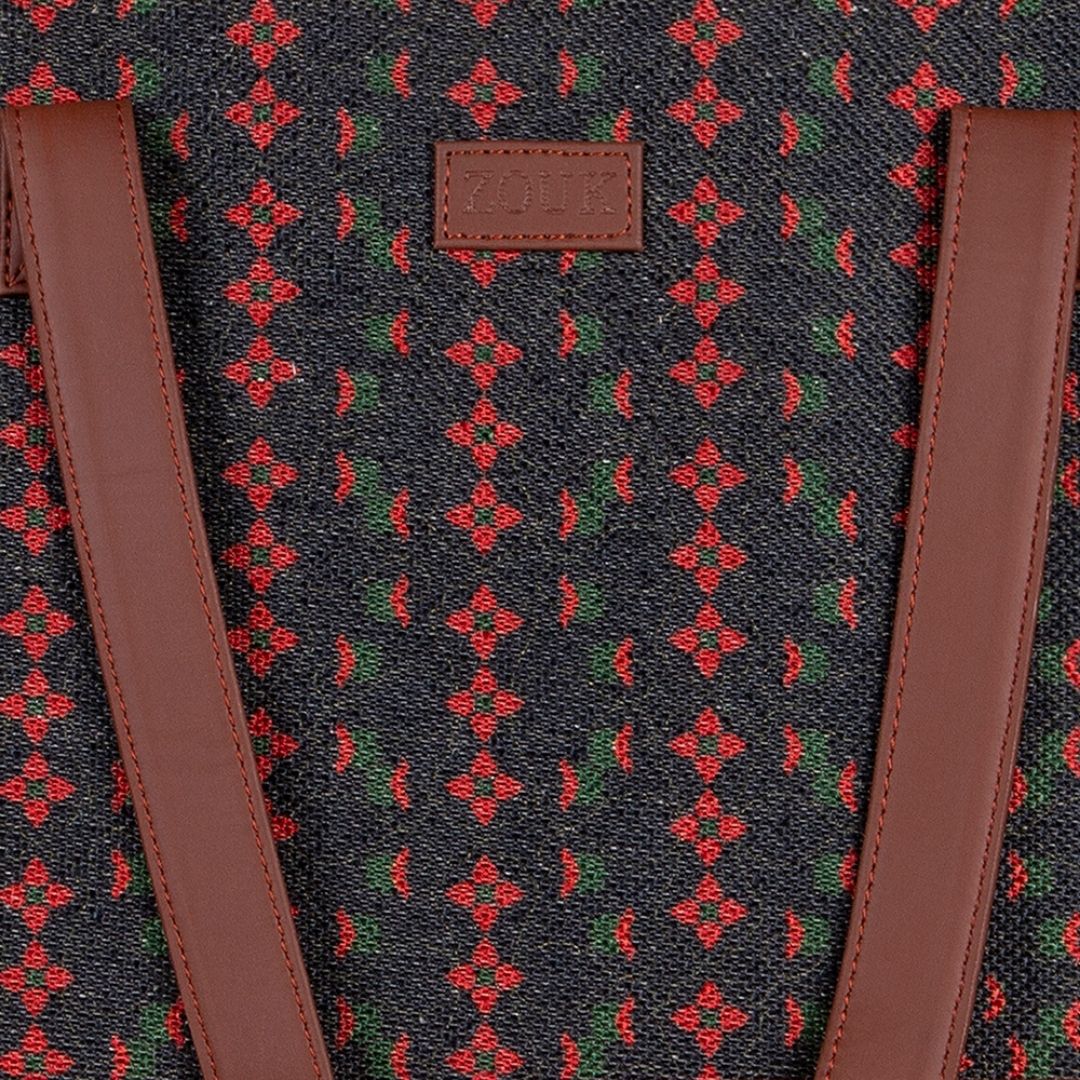 Shobha Niwas Lotus Motif Shoulder Tote Bag - Image 6