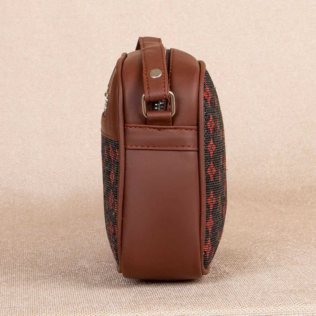 Shobha Niwas Lotus Motif Sling Bag - Image 8