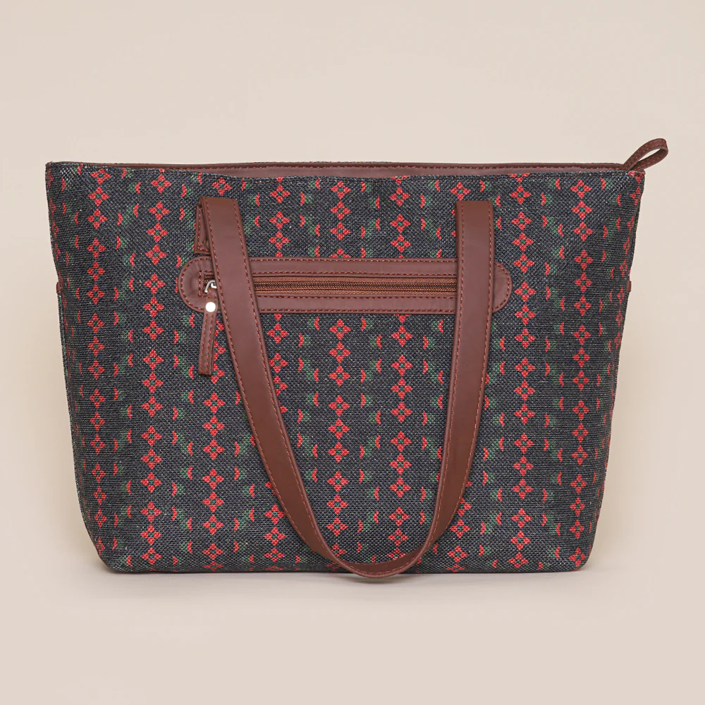 Shobha Niwas Lotus Motif Tote Bag - Image 3