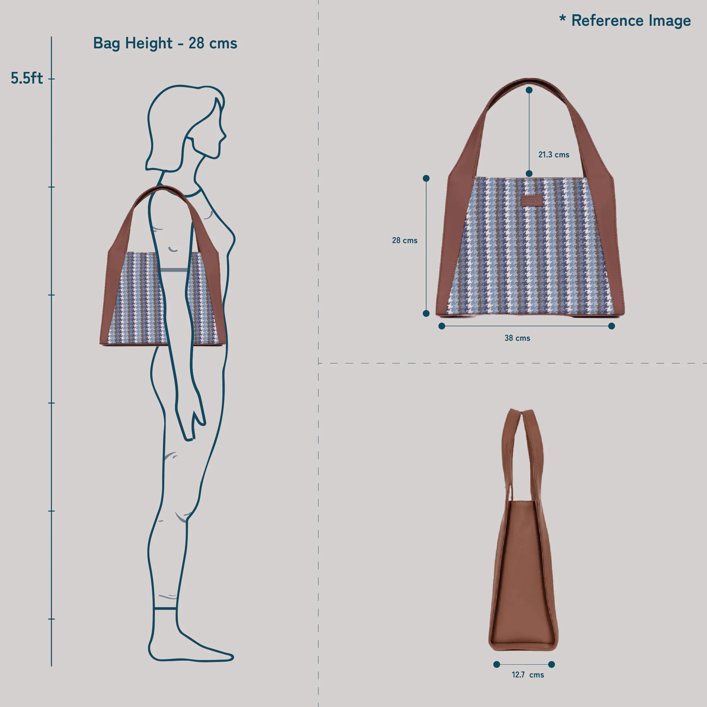 Shobha Niwas Lotus Motif Trapezia Tote - Image 9