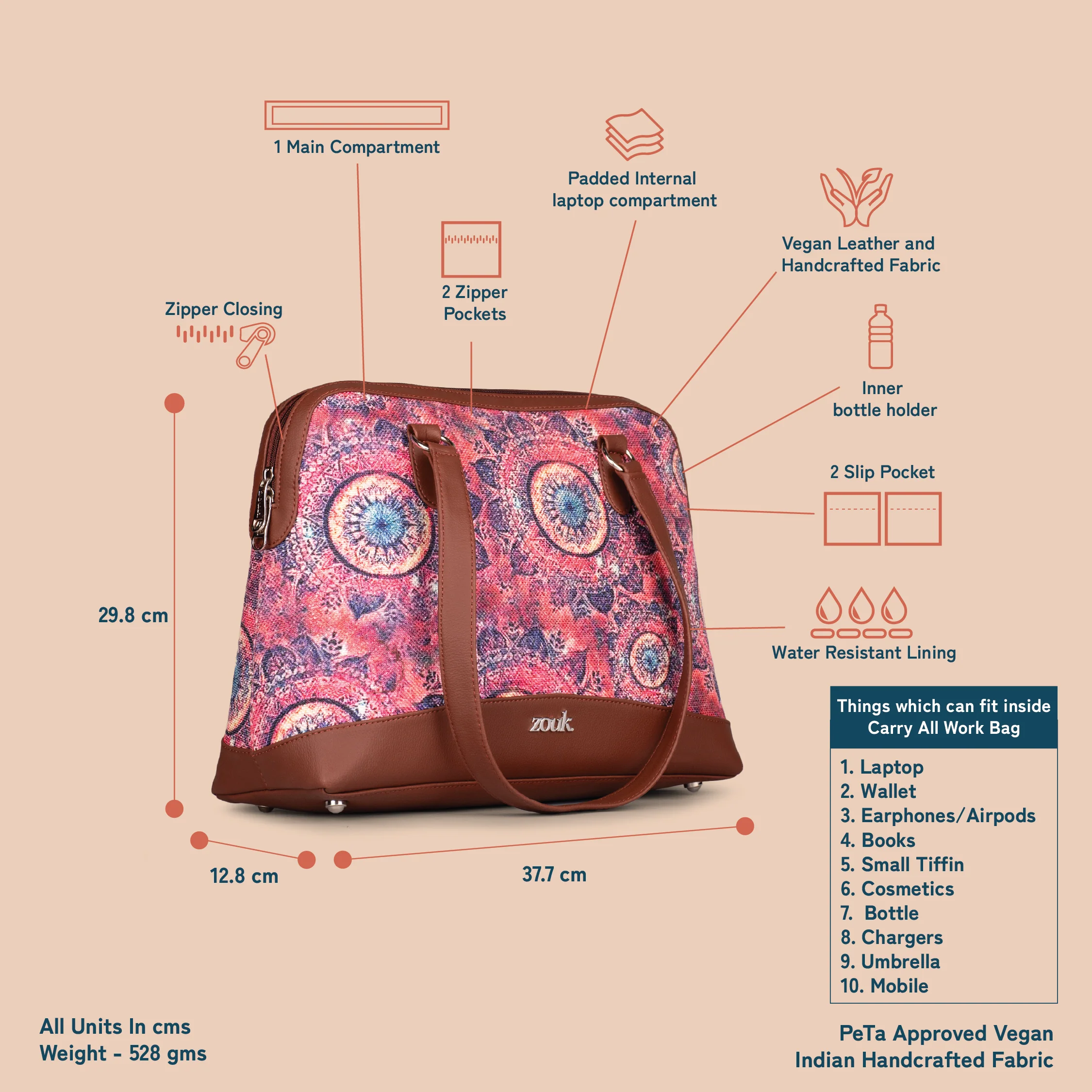 Space Chakra Carry All Work Bag - Image 5