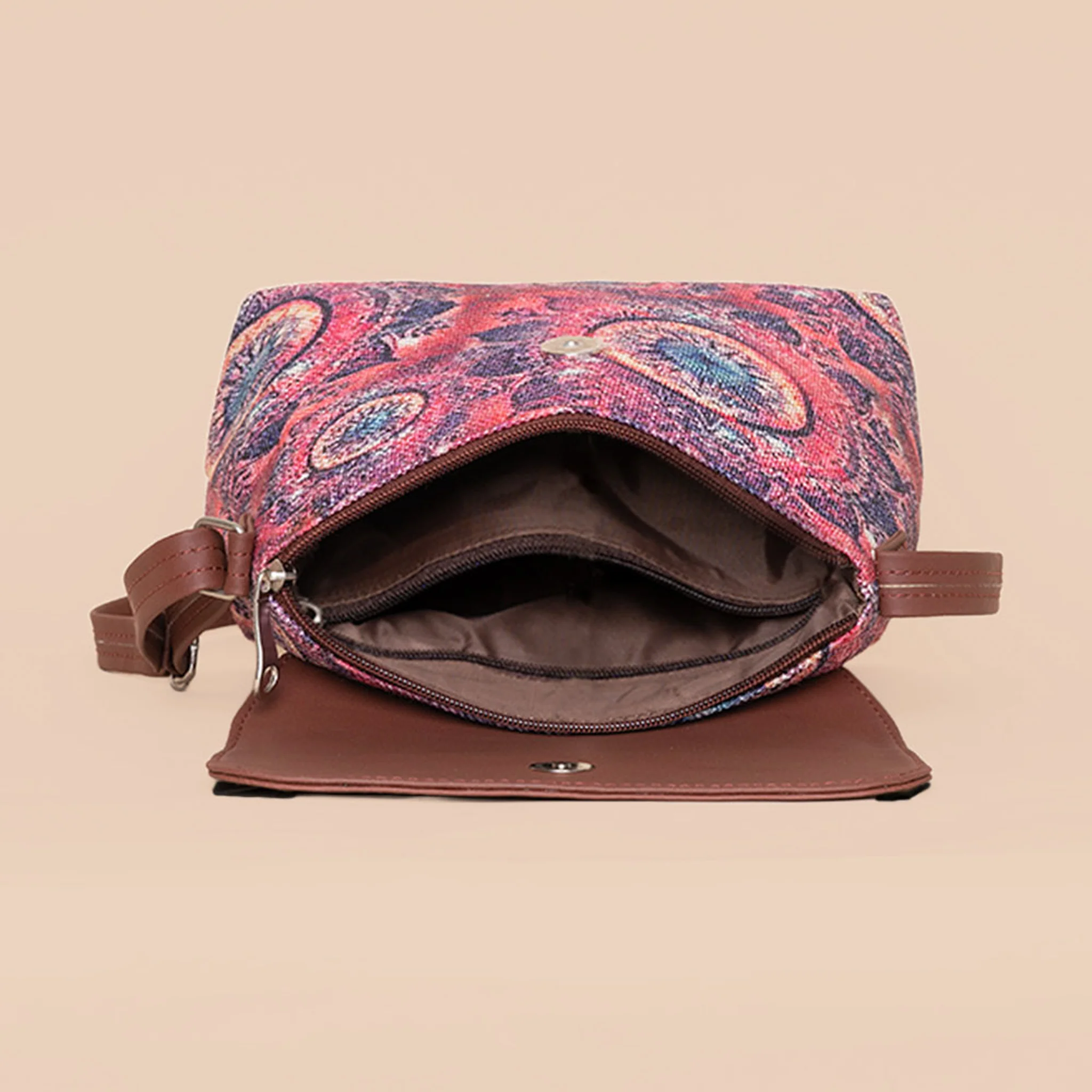 Space Chakra Flap Sling Bag - Image 5