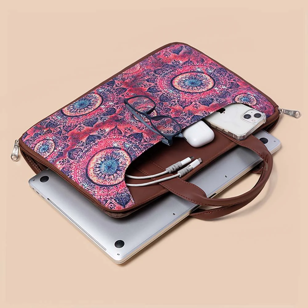 Space Chakra L-Zippered Laptop Sleeve - Image 3