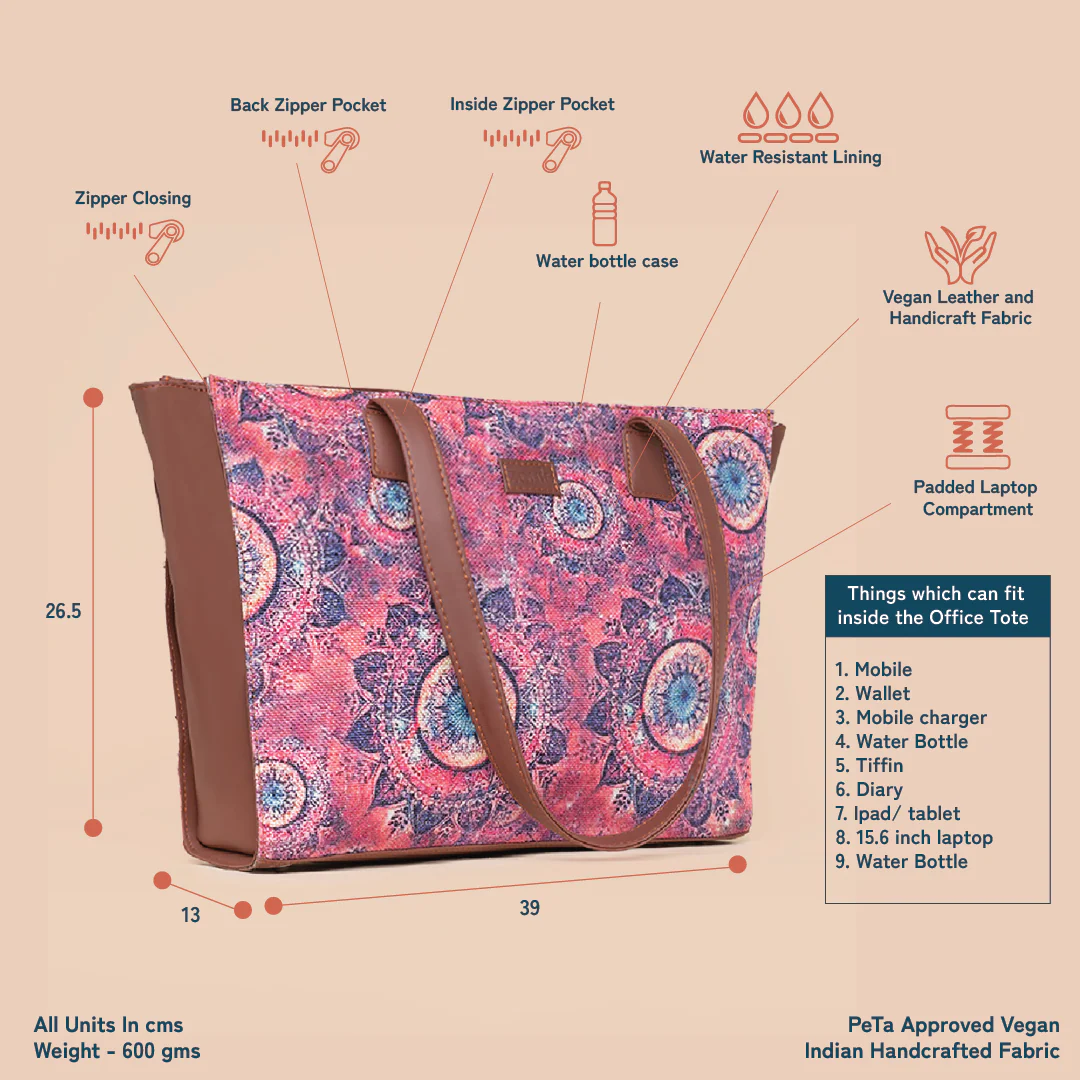 Space Chakra Office Tote Bag - Image 4