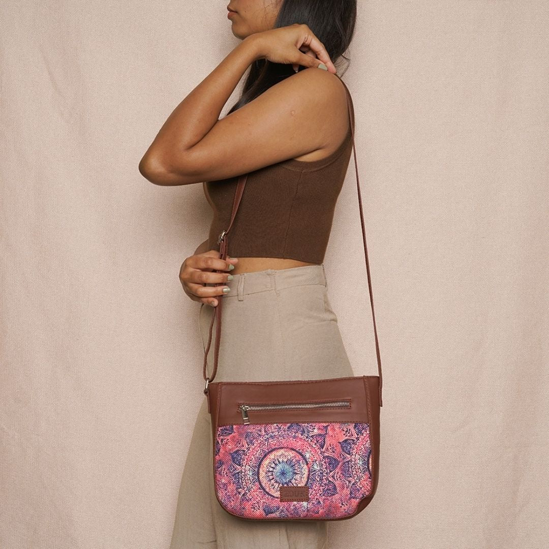 Space Chakra U-Shaped Sling Bag - Image 8