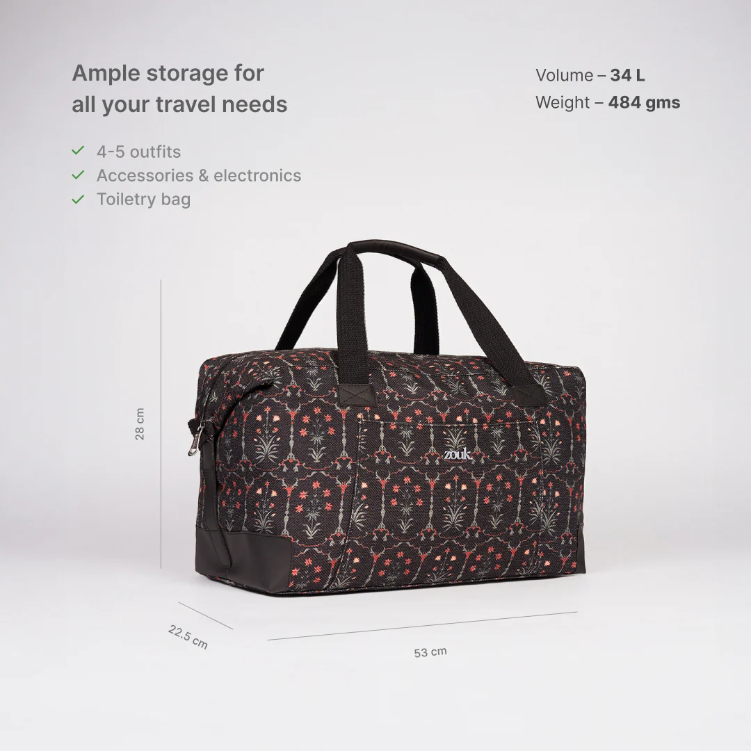 Taj Guldasta Collapsible Duffle Bag - Image 3