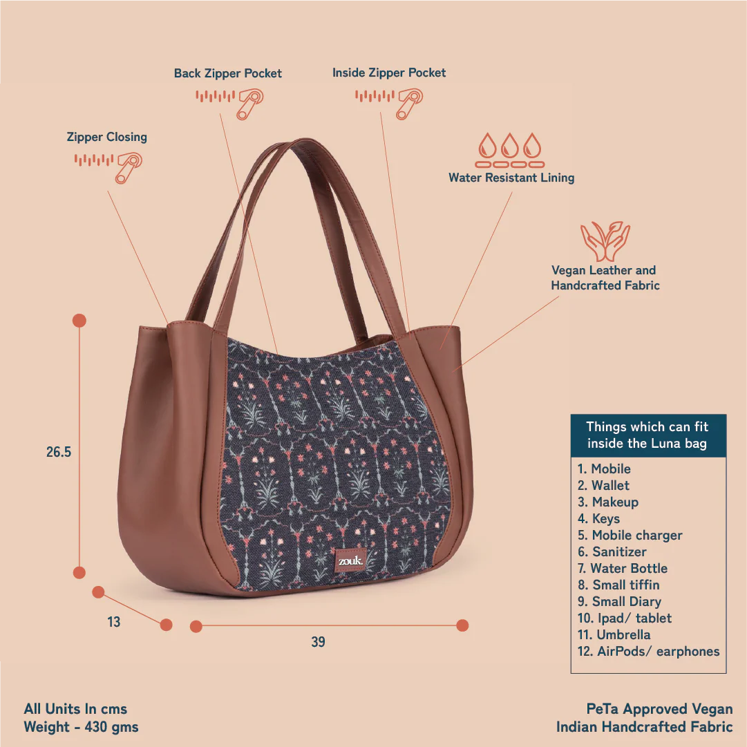 Taj Guldasta Luna Handbag - Image 4