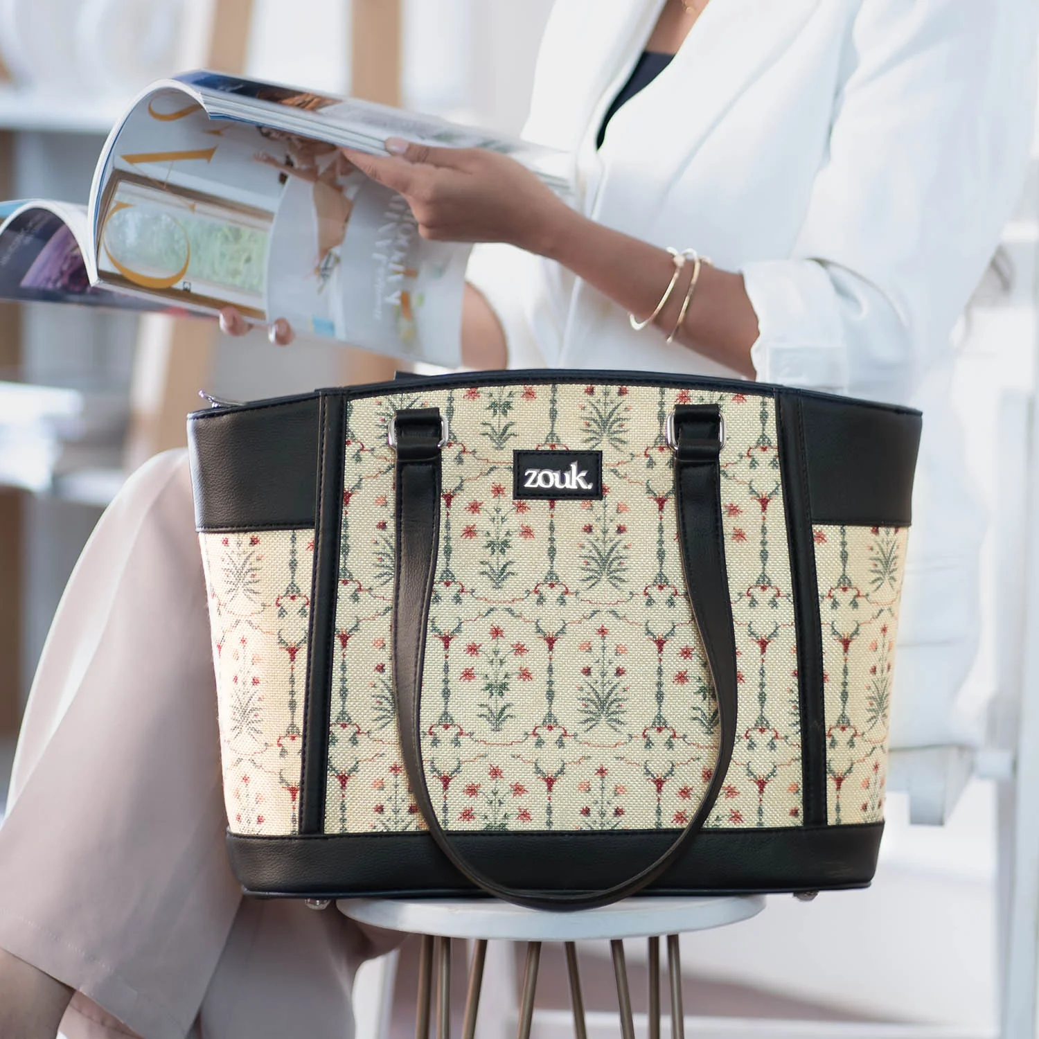 Taj Nakashi Classic Commute Office Bag - Image 2