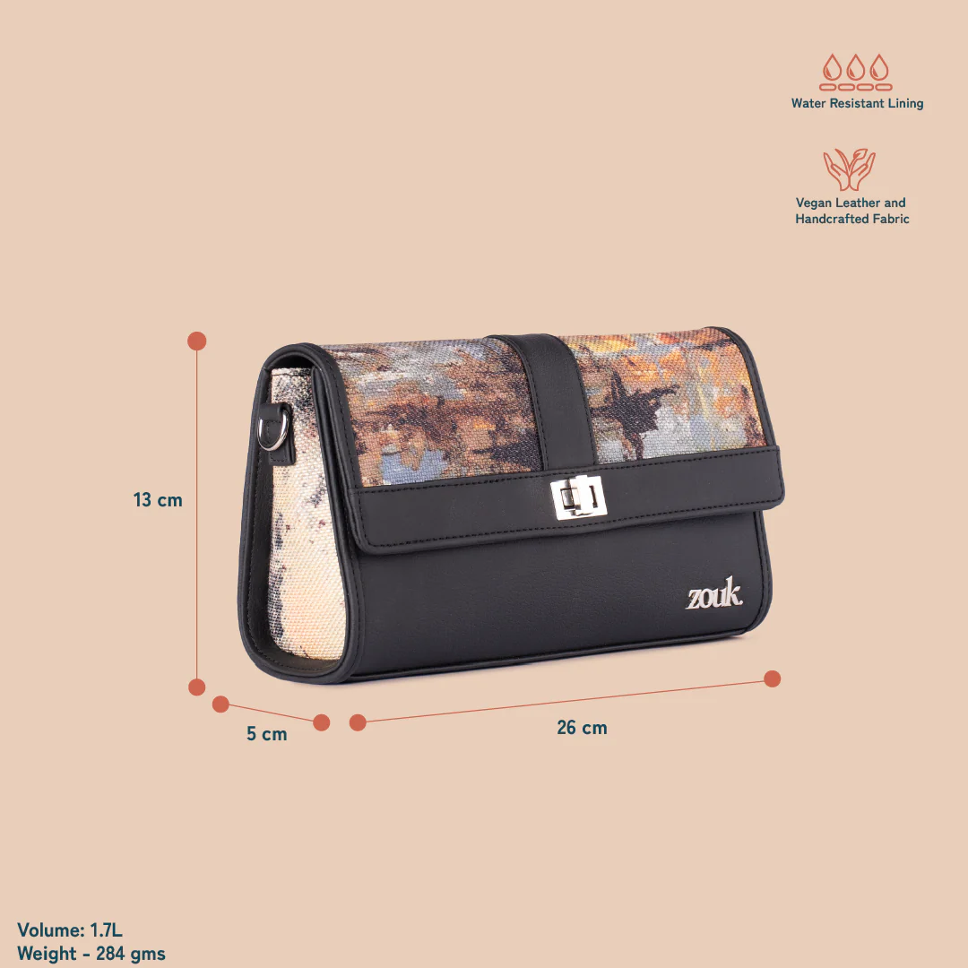 Rhea Kapoor Tarini Clutch - Bombay Tapestry - Image 5