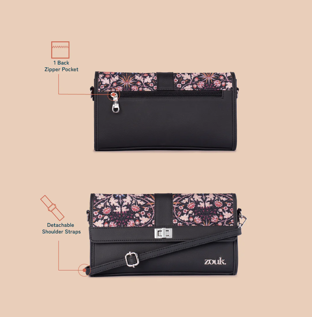 Rhea Kapoor Tarini Clutch - Kashmir Blooms - Image 6
