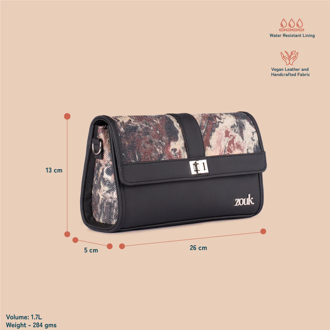 Rhea Kapoor Tarini Clutch - Malabar Cascades - Image 5