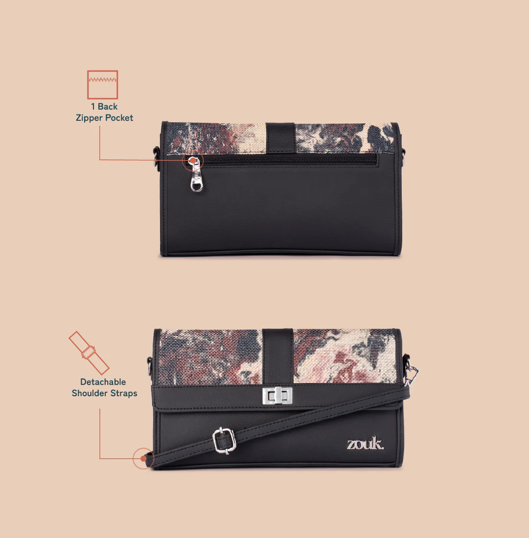 Rhea Kapoor Tarini Clutch - Malabar Cascades - Image 6