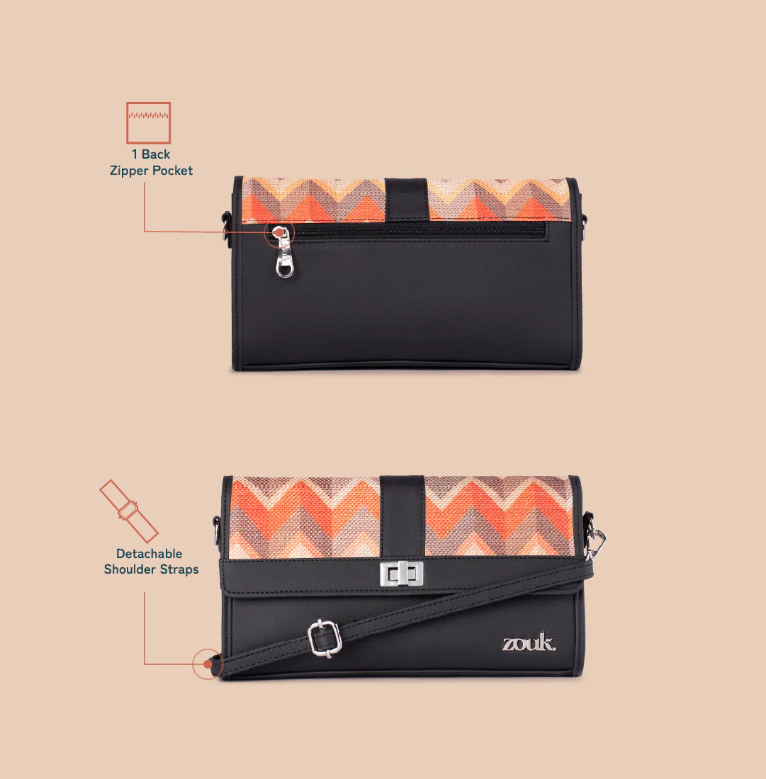 Rhea Kapoor Tarini Clutch - Tidal Wave - Image 2