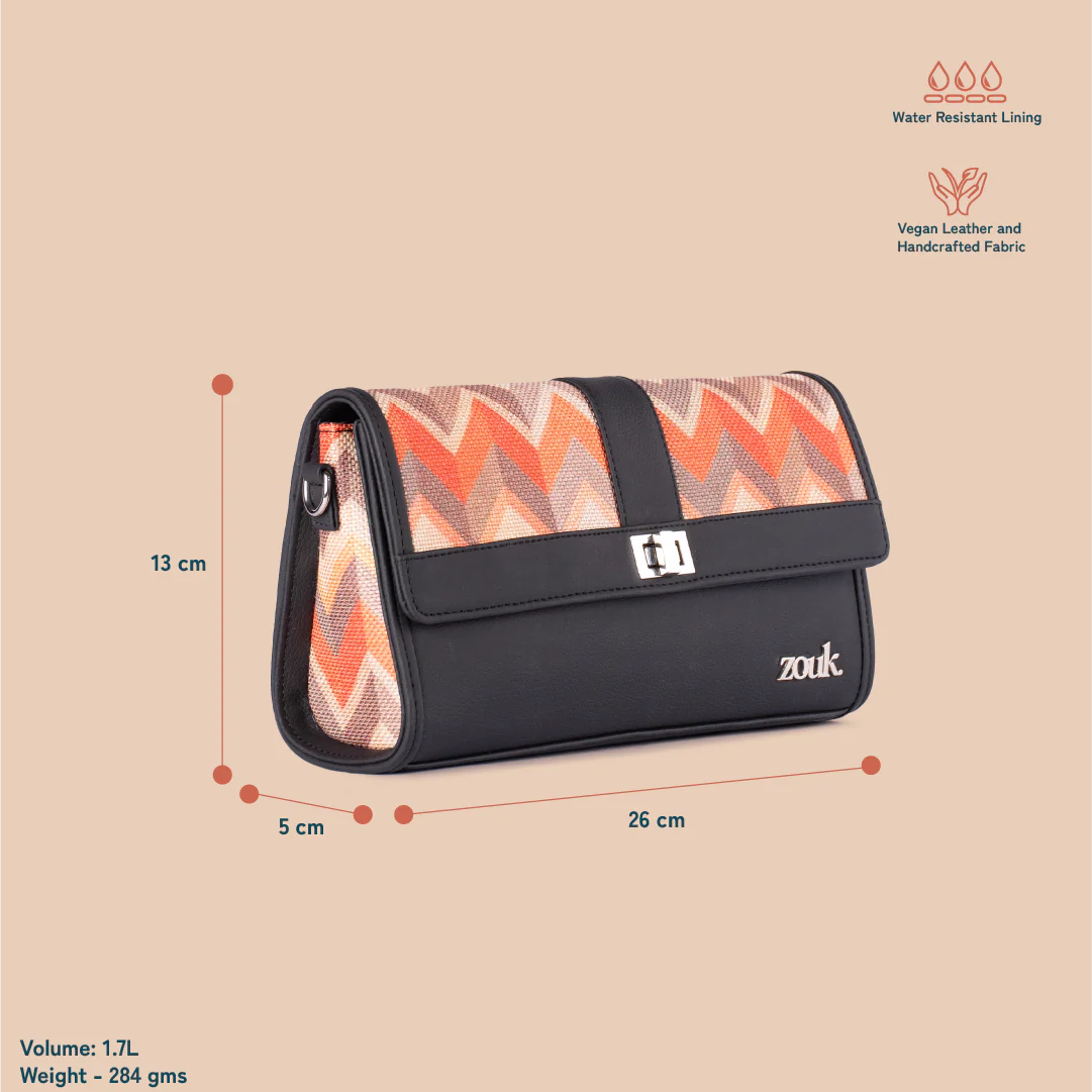 Rhea Kapoor Tarini Clutch - Tidal Wave - Image 3