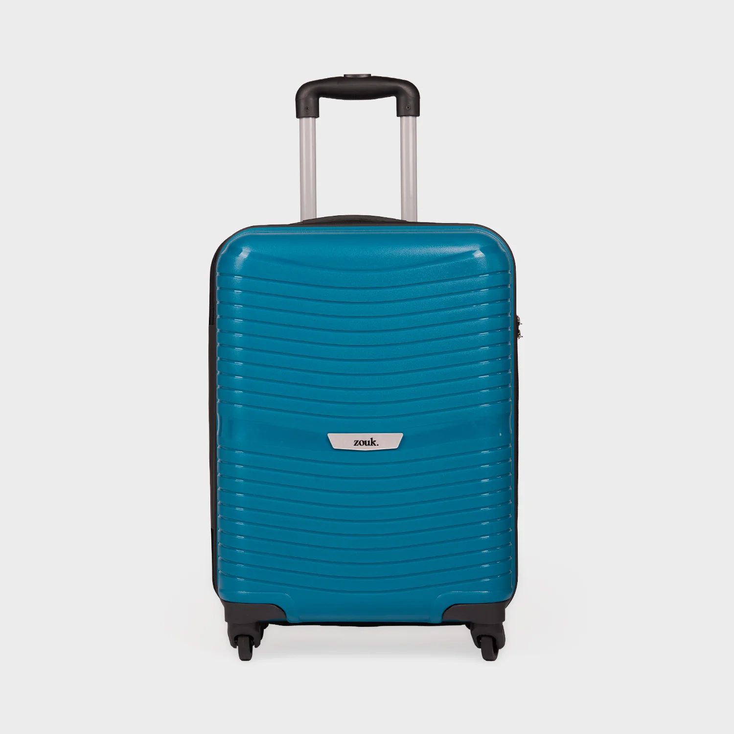 Teal Zoya Trolley Bag - Image 9