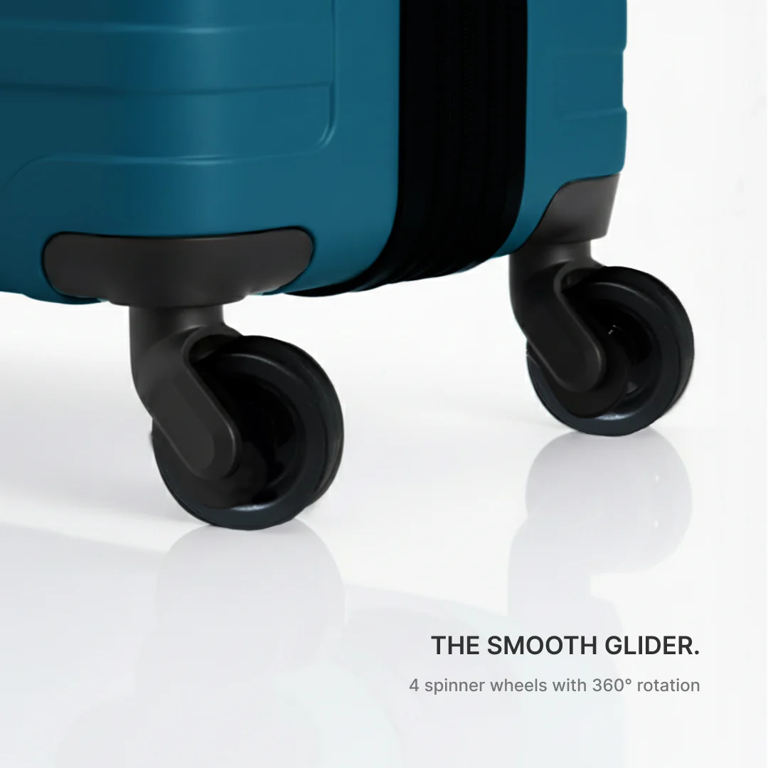 Teal Zoya Trolley Bag (Medium) - Image 5