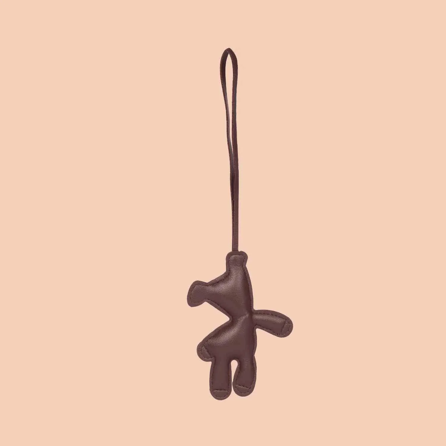 Teddy Bag Charm - Brown - Image 4